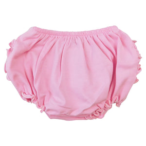 Light Pink Knit Ruffled Butt Bloomer Baby & Toddler Girls Diaper Cover by AnnLoren