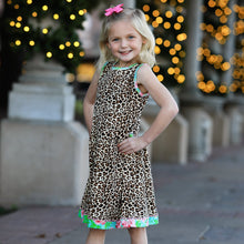 Spring Leopard Rose Floral Sleeveless Dress Childrens Little & Big Girls Clothing Sizes 2/3T - 11/12 by AnnLoren
