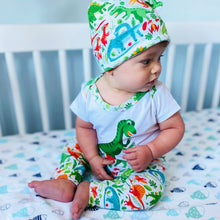 3pc Gift Set  Baby Layette Boys Dinosaur Onesie Pants Cap Clothing Sizes by Annloren