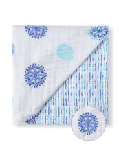 Mandala Organic Cotton Snug Blanket for Home or On the Go