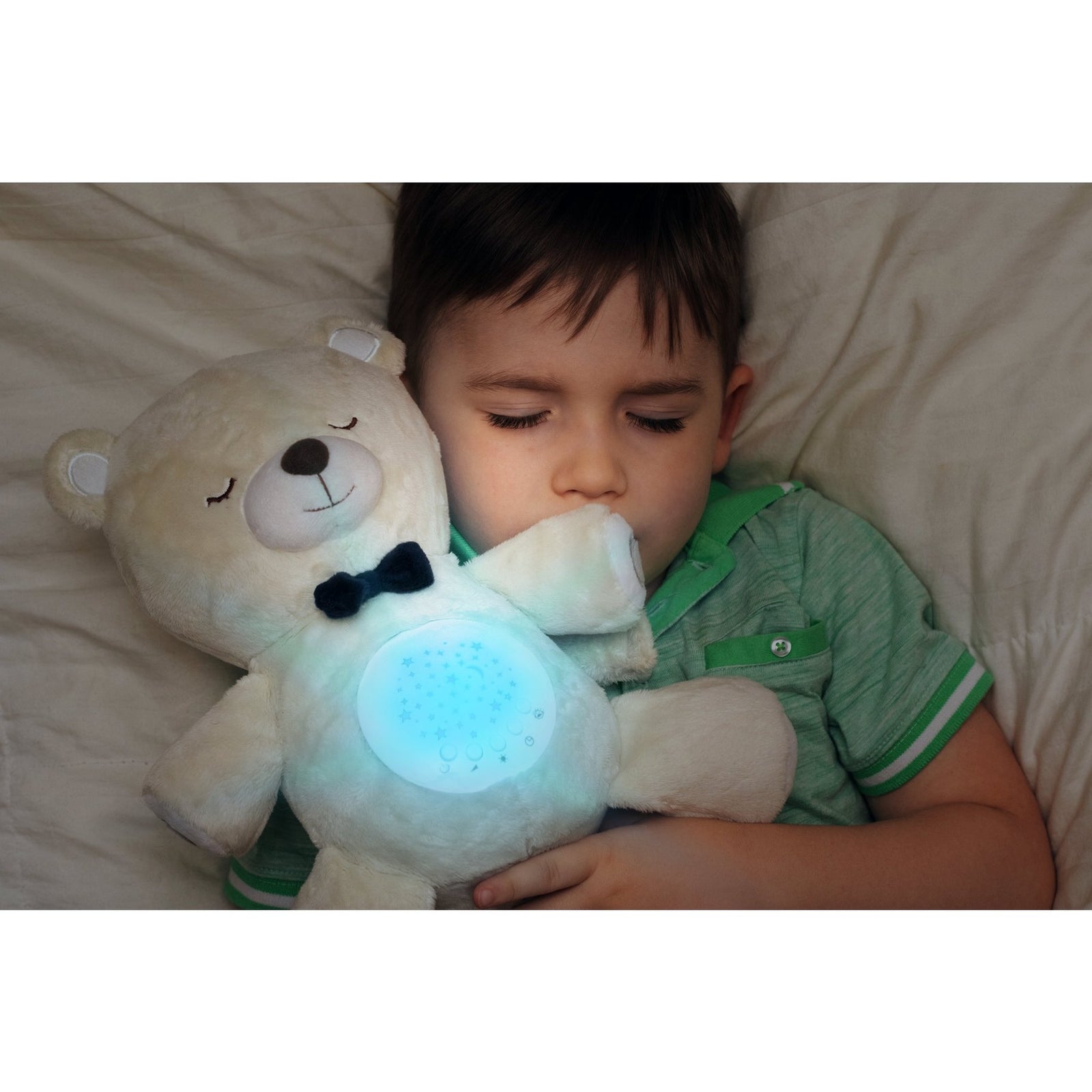 Portable USB Rechargeable Bear Plush Sound Soother by Lumipets
