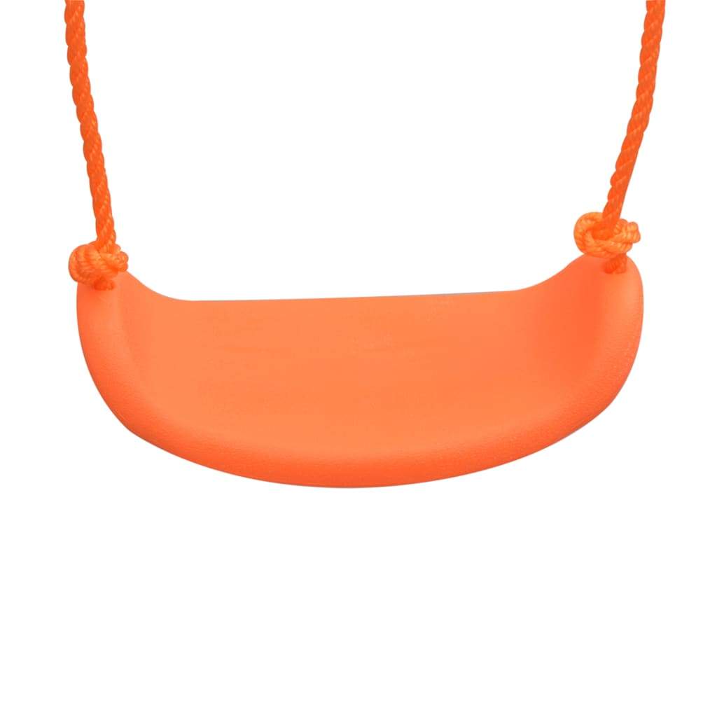 Orange Single Ergonomically-Designed Swing 