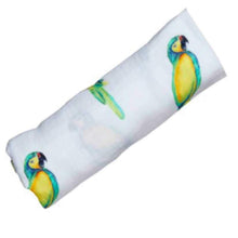 Parrot Soft Organic Cotton Swaddle for Home or On the Go