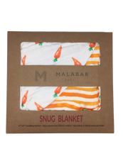 Carrots Organic Cotton Snug Blanket for Home or On the Go