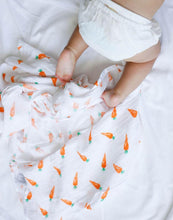 First Foods Soft Organic Cotton Swaddle Set for Home or On the Go