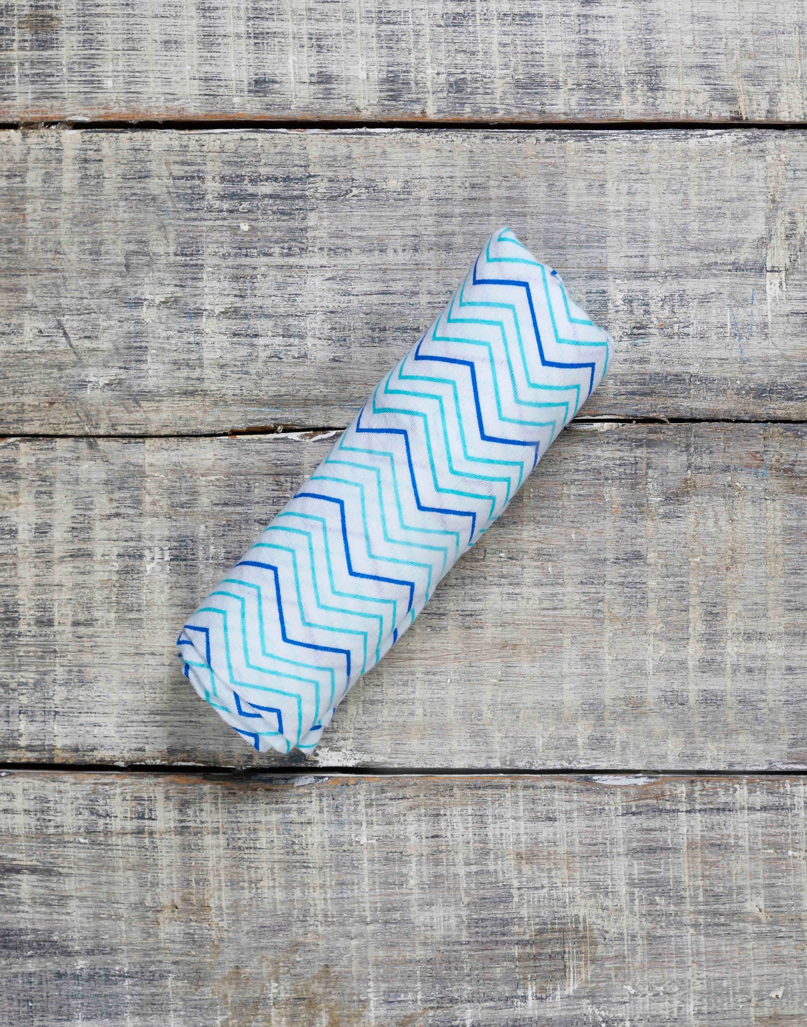 Chevron Soft Organic Cotton Swaddle for Home or On the Go