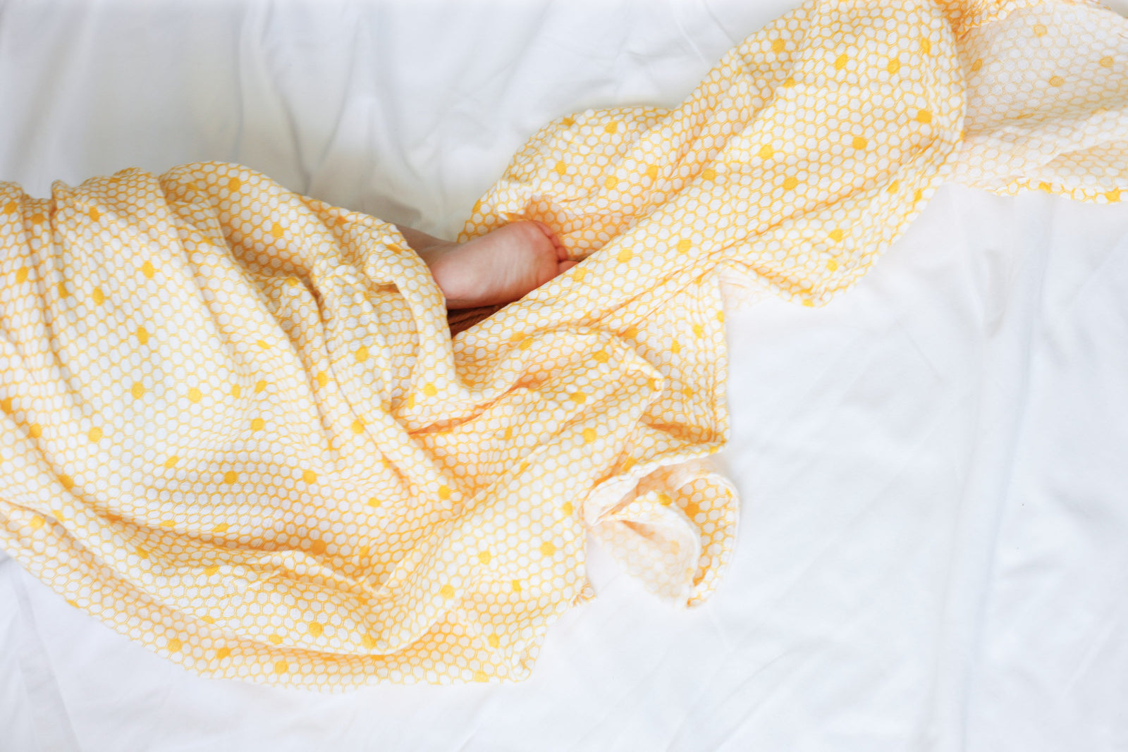 Hive Soft Organic Cotton Swaddle for Home or On the Go