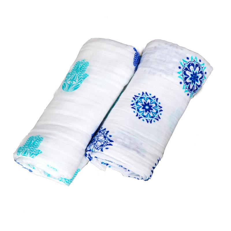 Protector Series Soft Organic Cotton Swaddle Set for Home or On the Go