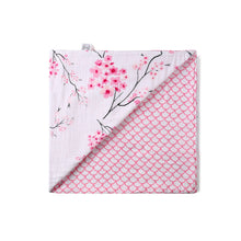 Cherry Blossom Organic Cotton Snug Blanket for Home or On the Go