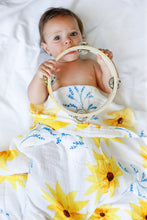Glowing Garden Soft Organic Cotton Swaddle Set for Home or On the Go