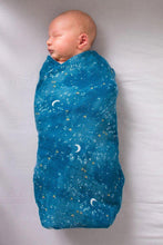 Starry Night Soft Organic Cotton Swaddle for Home or On the Go
