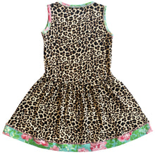 Spring Leopard Rose Floral Sleeveless Dress Childrens Little & Big Girls Clothing Sizes 2/3T - 11/12 by AnnLoren