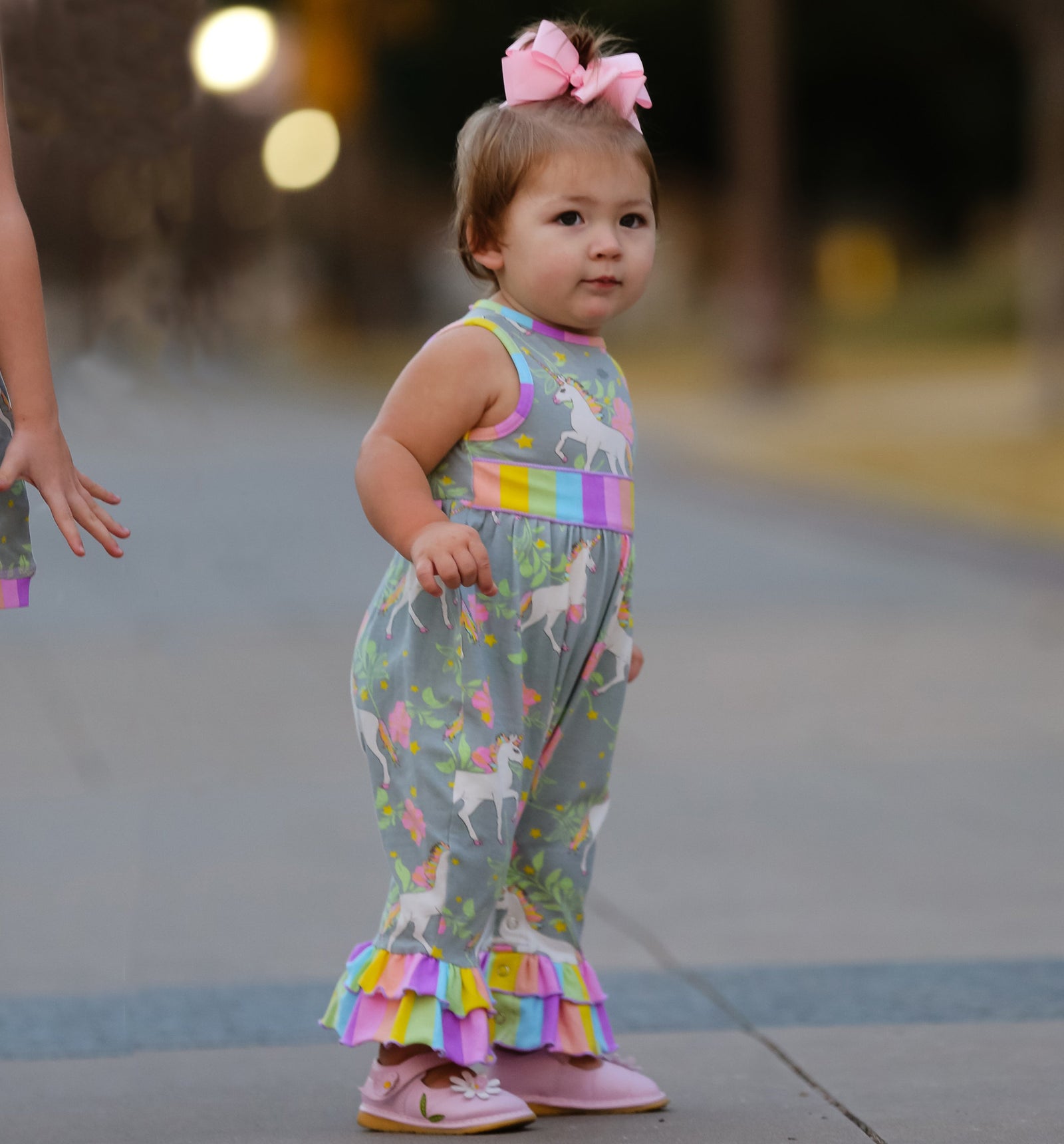 Romper Unicorn & Rainbow Onesie Baby Girls' Toddler Jumpsuit by AnnLoren