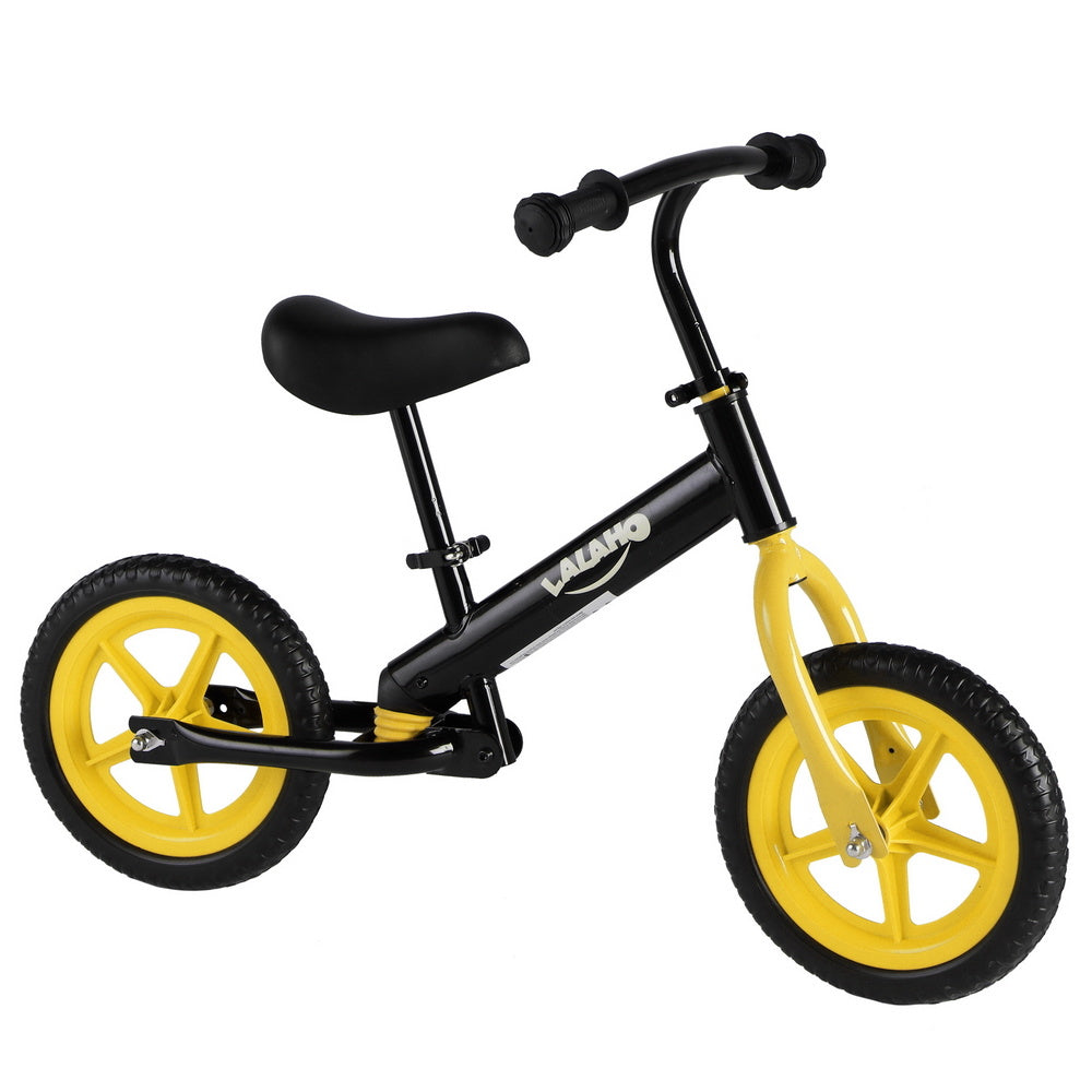 Kids Balance Bike Height Adjustable Yellow YF