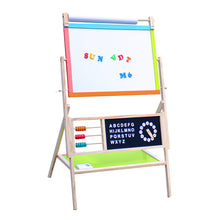 All-in-One Multifunction Wooden Kid's Art Education Easel with Accessories YF