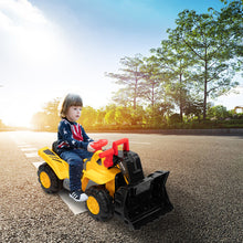 LEADZM Children's Bulldozer Toy Car without Power Two Plastic Simulation Stones and A Hat YF