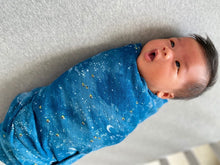Starry Night Soft Organic Cotton Swaddle for Home or On the Go