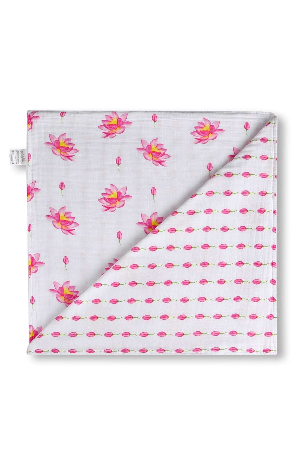 Lotus Organic Cotton Snug Blanket for Home or On the Go