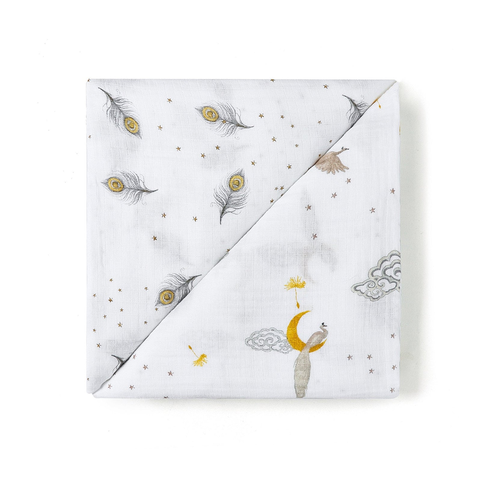Peace On Earth Organic Cotton Snug Blanket for Home or On the Go