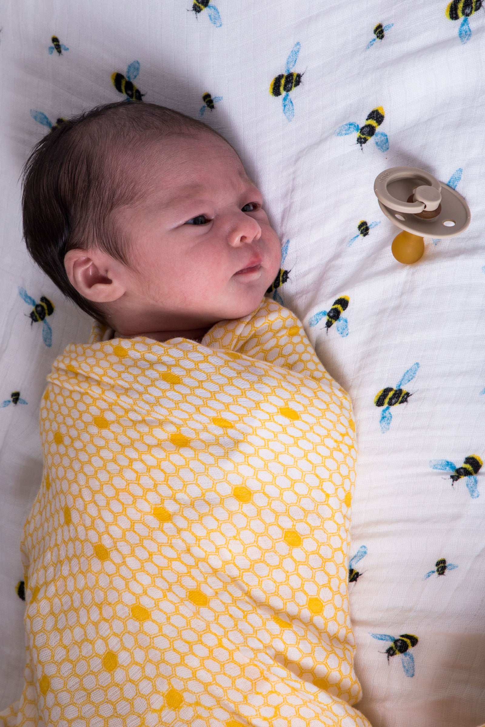 Hive Soft Organic Cotton Swaddle for Home or On the Go