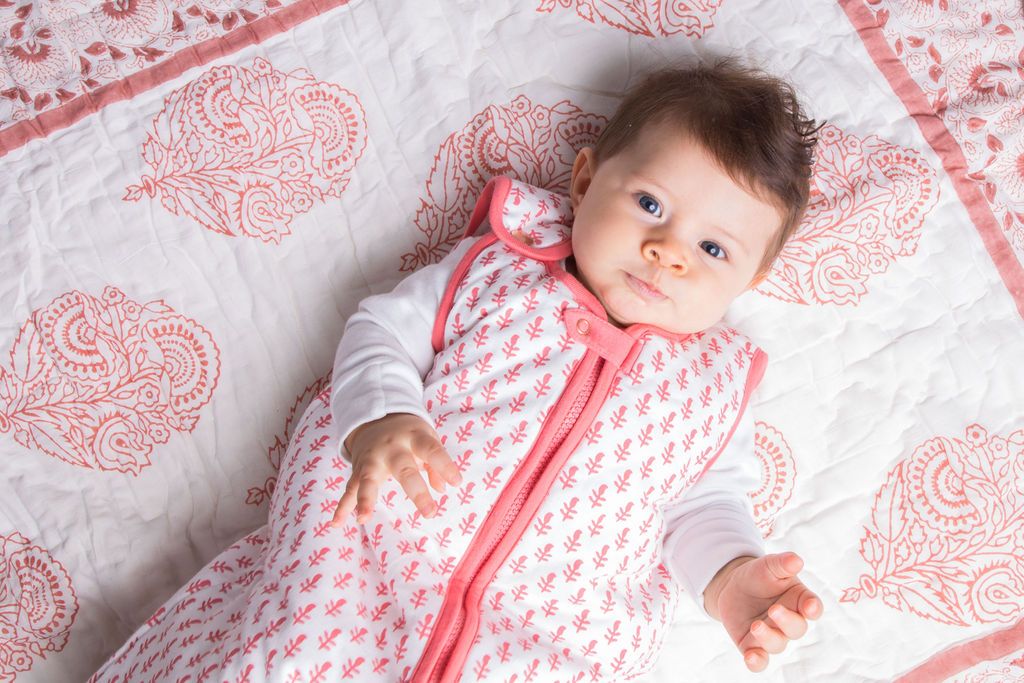 Pink City Wearable Quilted Baby Sleep Bag