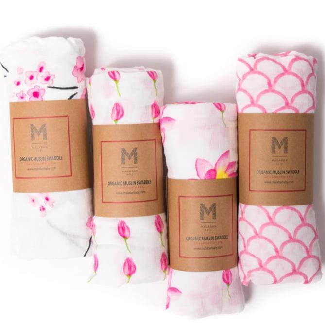 Organic Cotton Muslin Essential Baby Set for Newborns